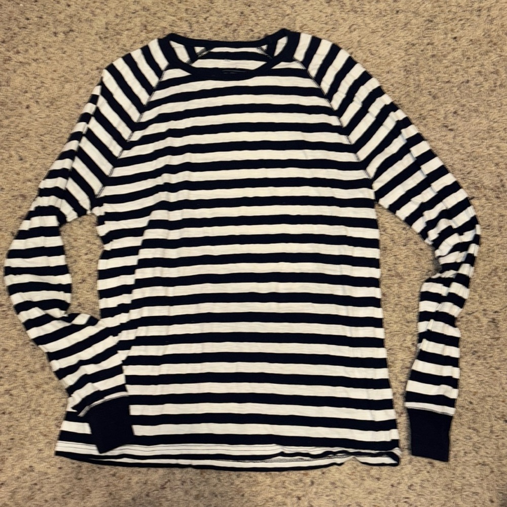 Blue and white stripe large GAP long sleeve Men’s large